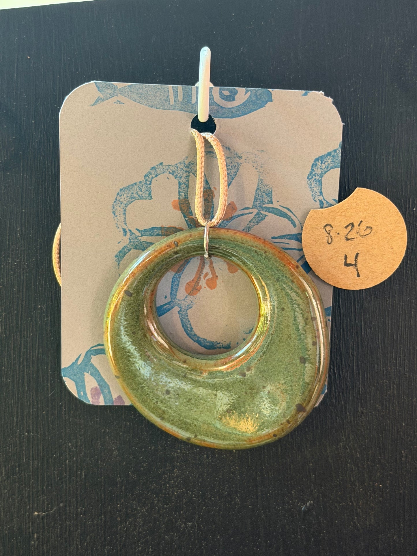 Handmade ceramic necklace