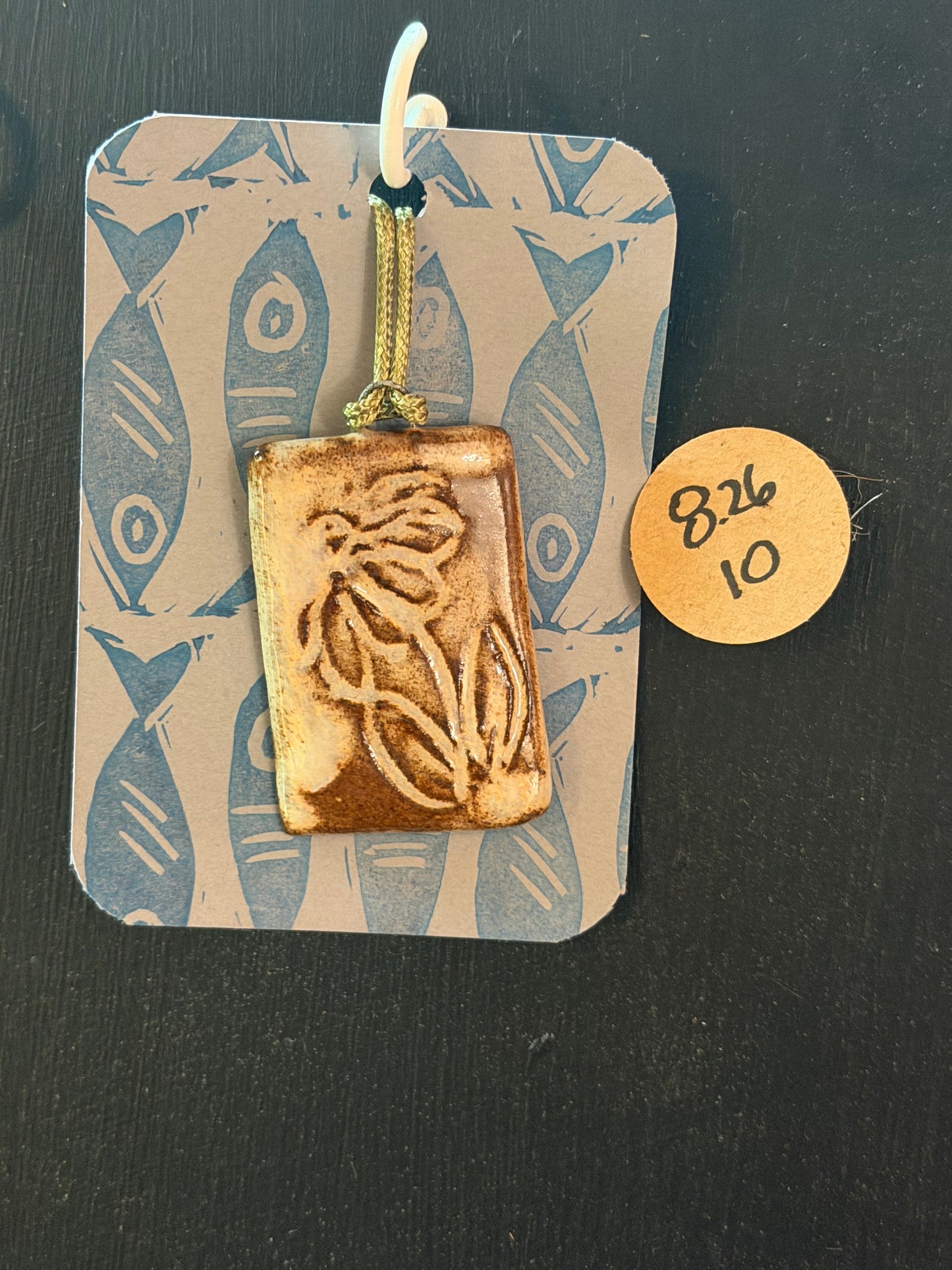 Handmade ceramic necklace