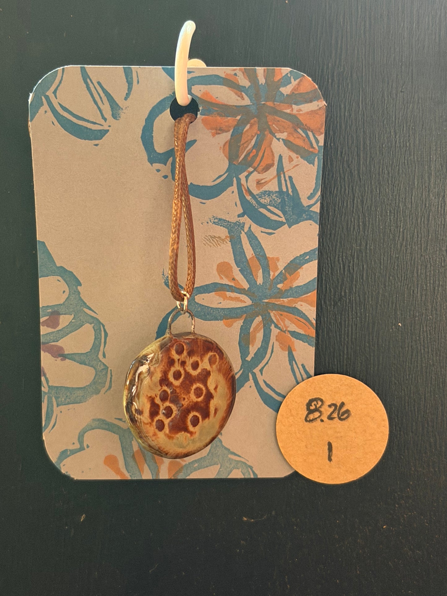 Handmade ceramic necklace
