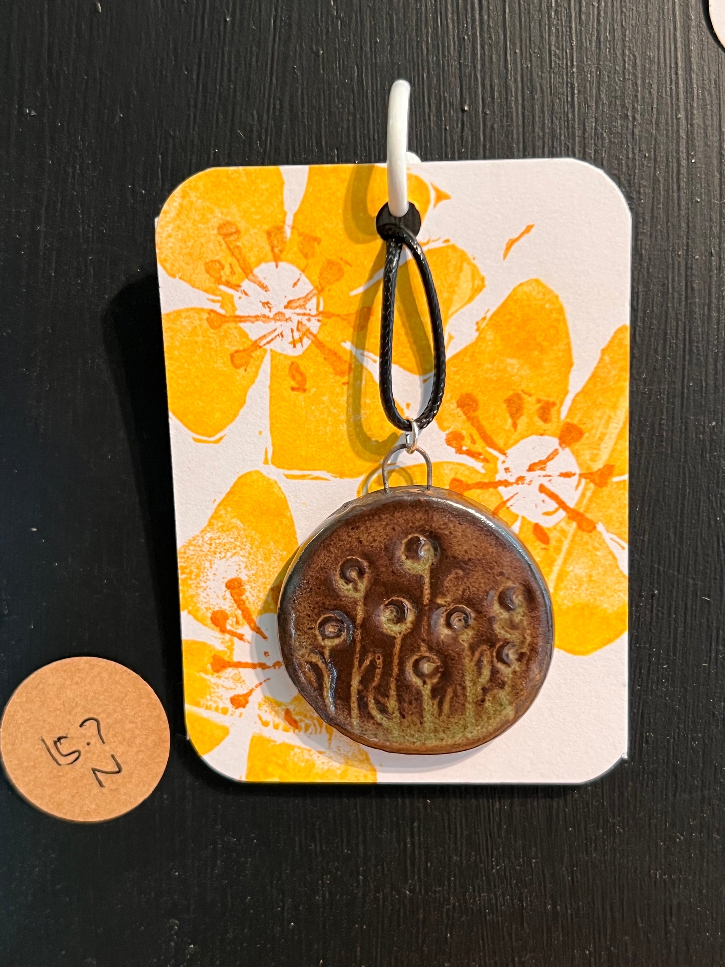 Handmade ceramic necklace