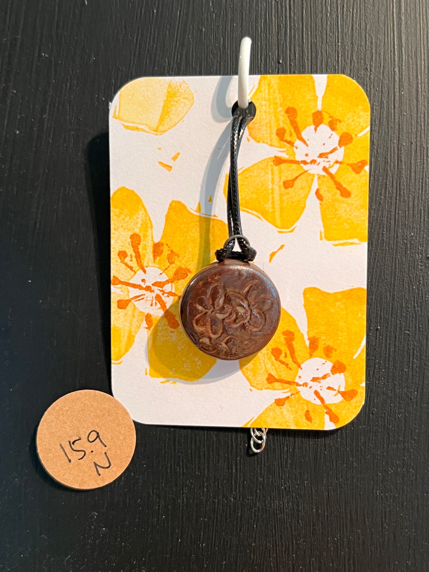 Handmade ceramic necklace