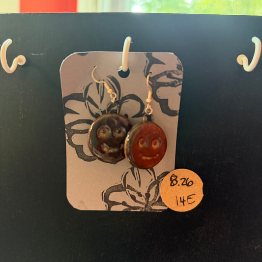 Handmade ceramic earrings