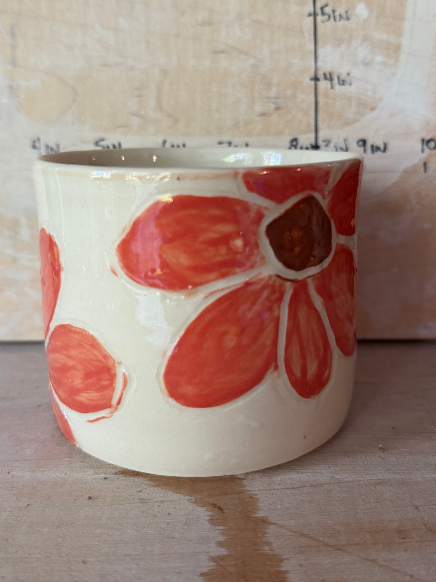 Floral cup/tea bowl/espresso cup/vase