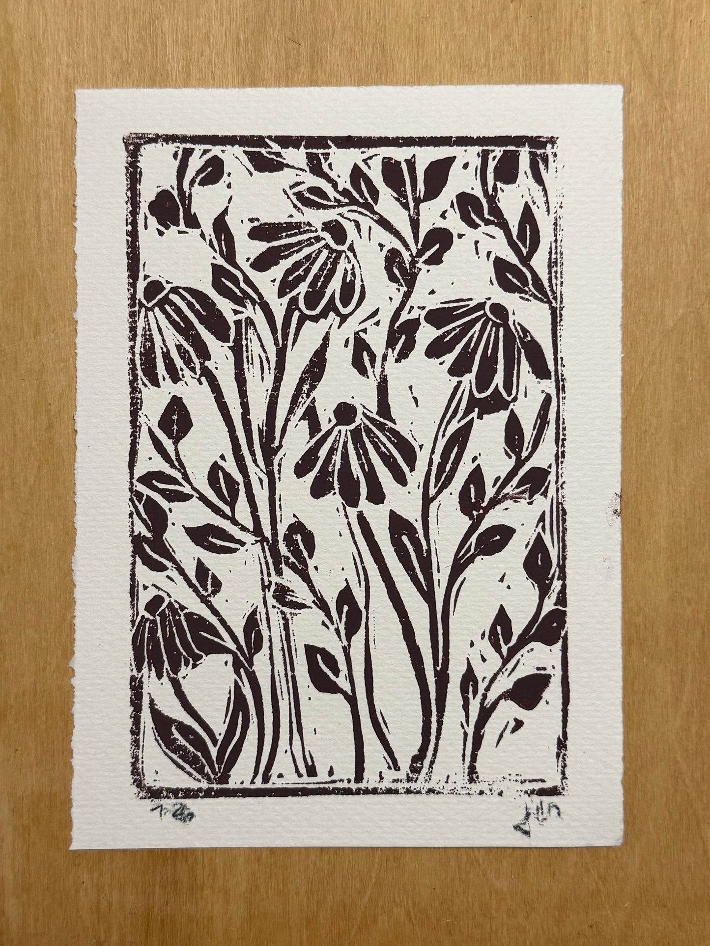 Linocut Print