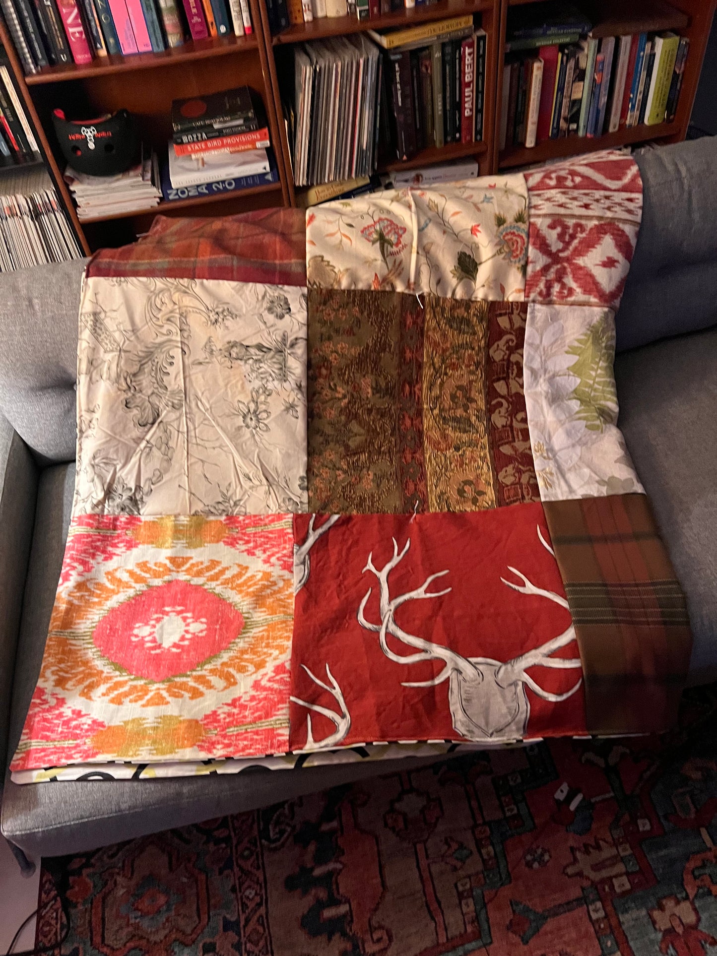 Upcycled Tie quilt