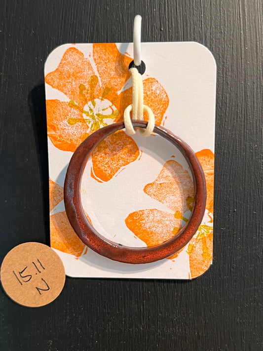 Handmade ceramic necklace