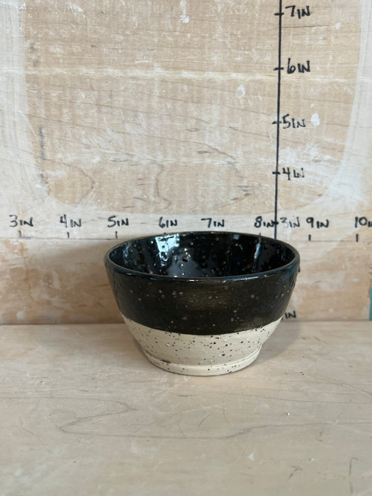 Speckled ceramic bowl
