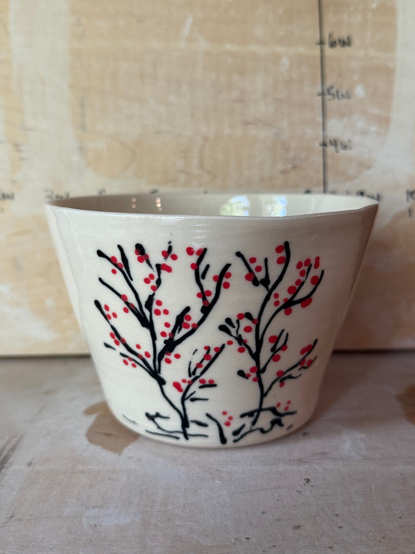 Floral cup/tea bowl/espresso cup/vase