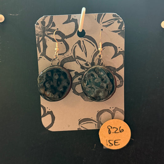 Handmade ceramic earrings