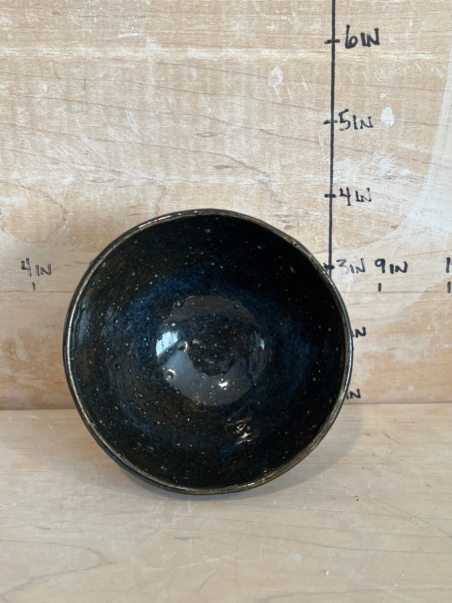 Speckled ceramic bowl