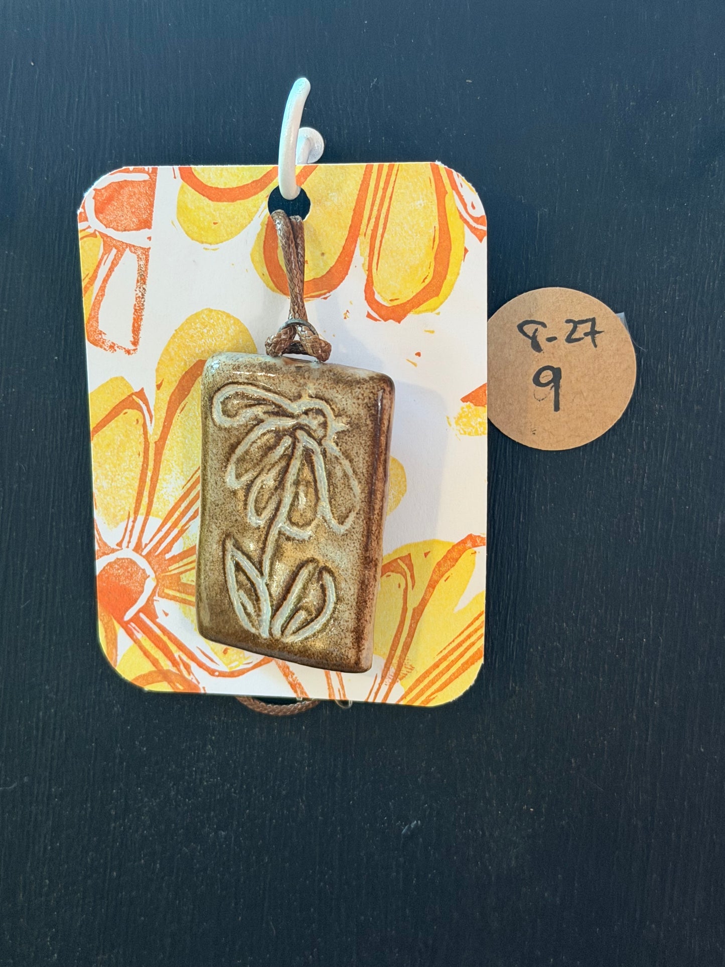 Handmade ceramic necklace