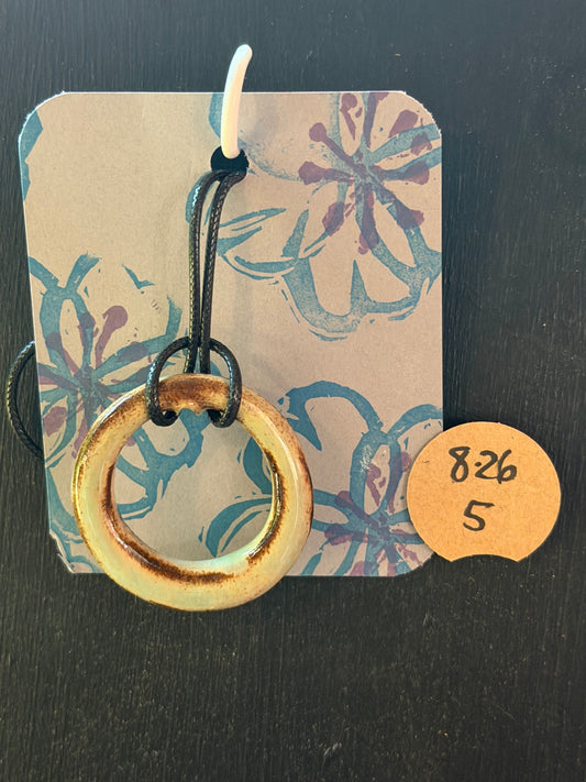 Handmade ceramic necklace