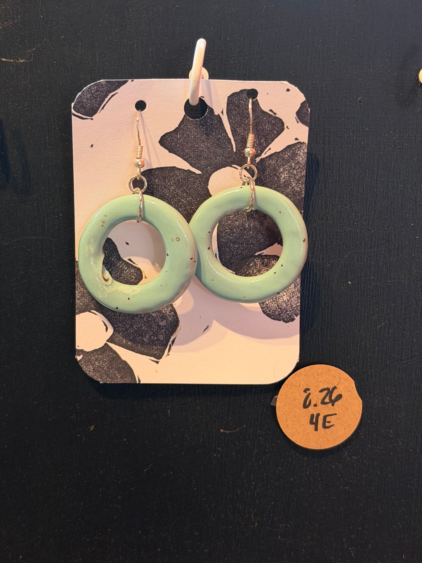 Handmade ceramic earrings