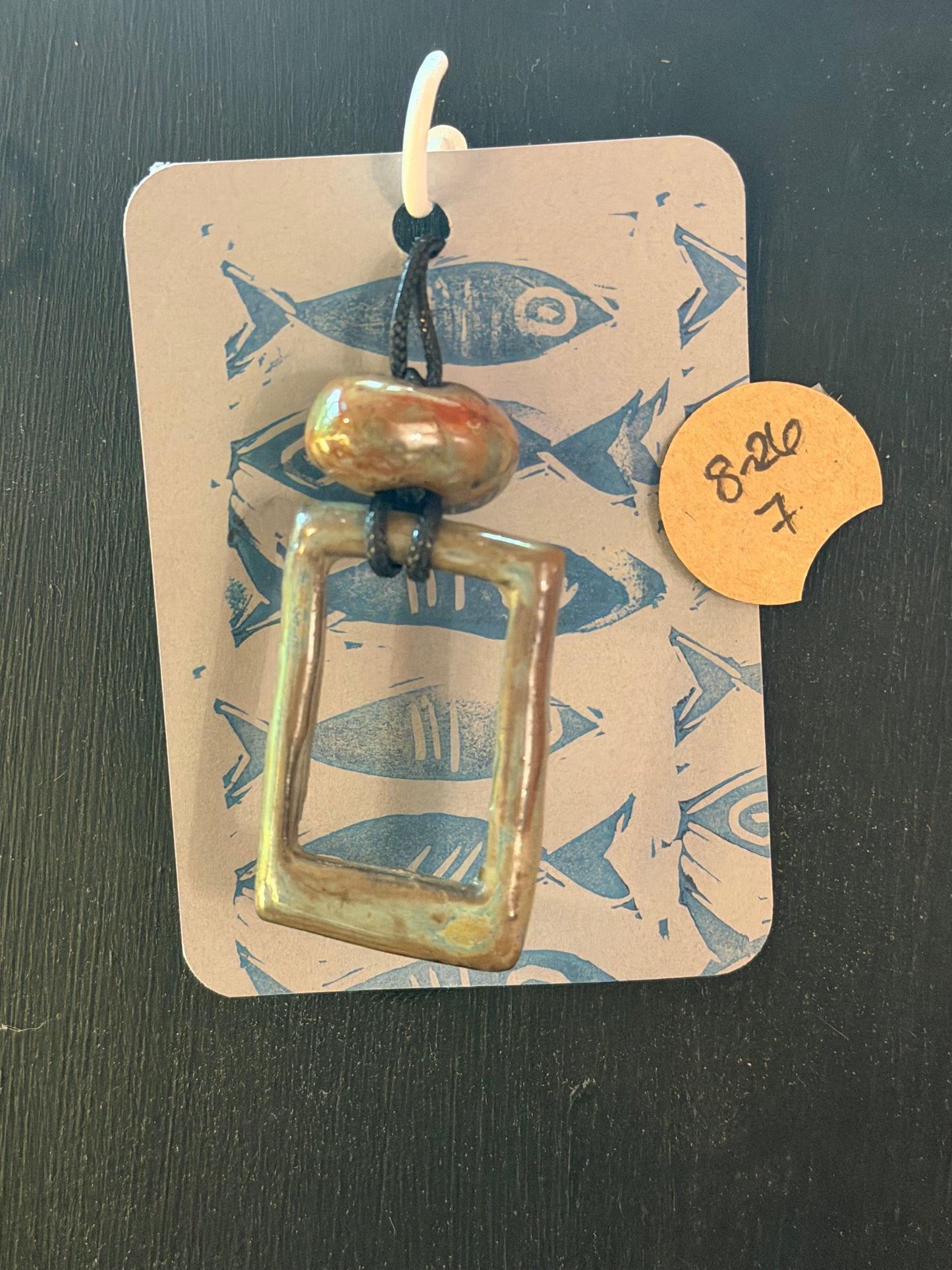 Handmade ceramic necklace