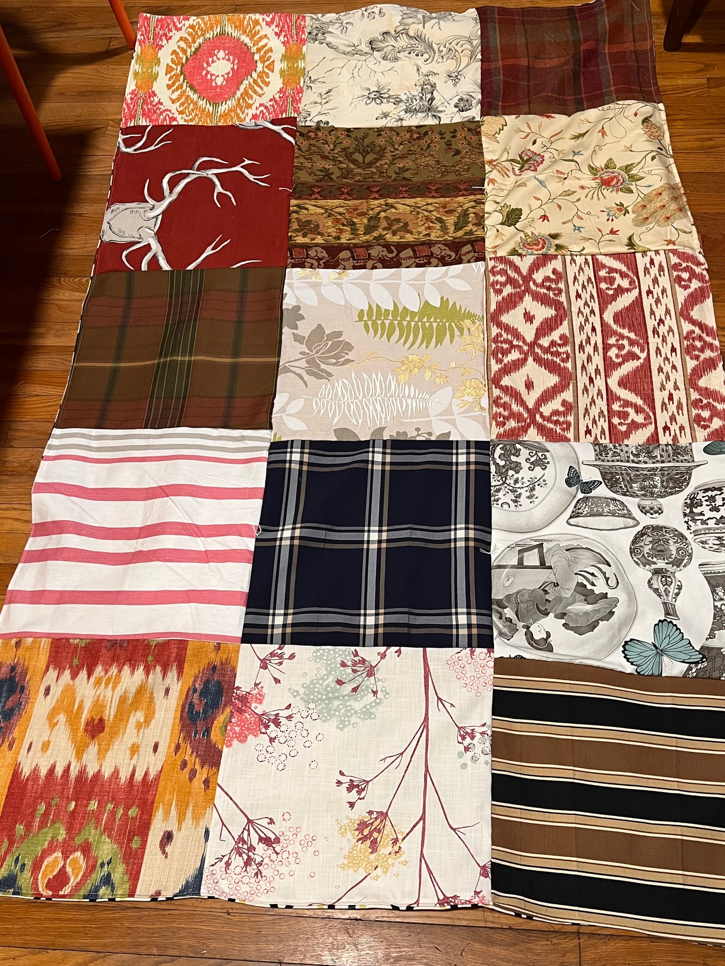 Upcycled Tie quilt