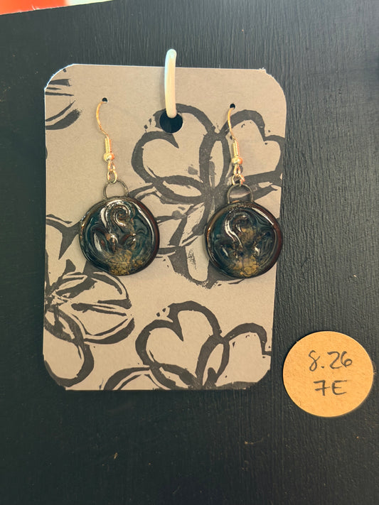 Handmade ceramic earrings