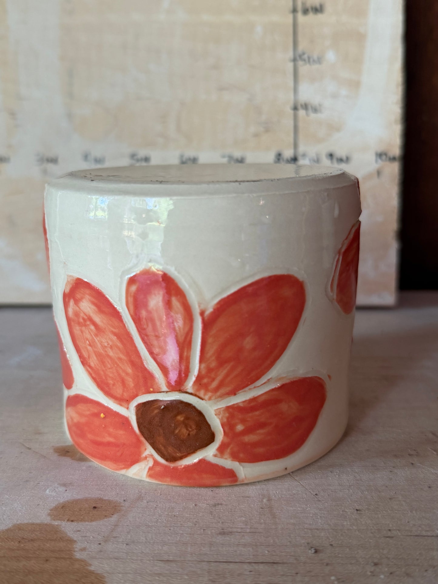 Floral cup/tea bowl/espresso cup/vase
