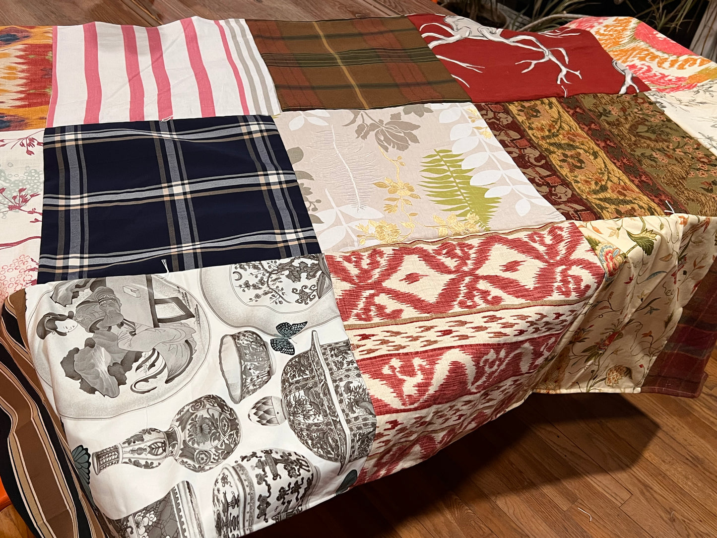 Upcycled Tie quilt