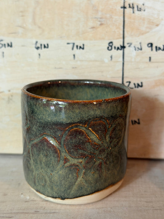 Floral cup/tea bowl/espresso cup/vase