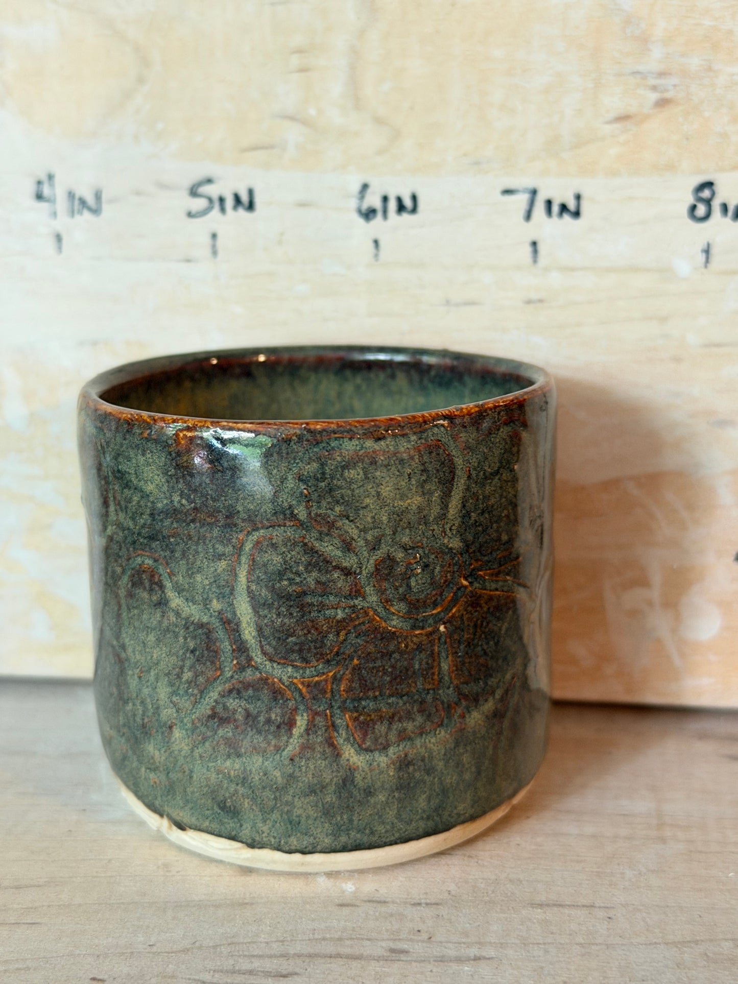 Floral cup/tea bowl/espresso cup/vase