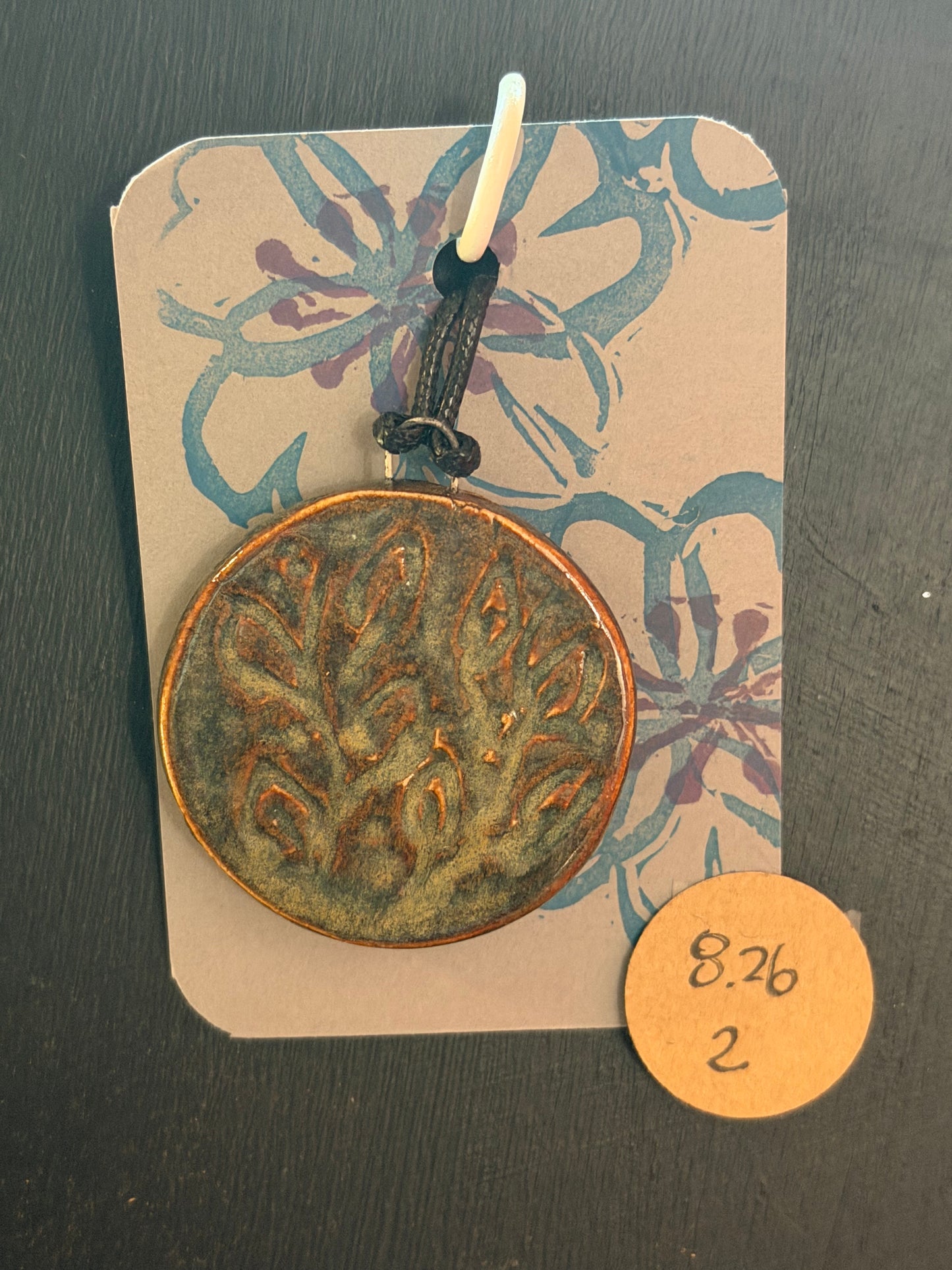 Handmade ceramic necklace