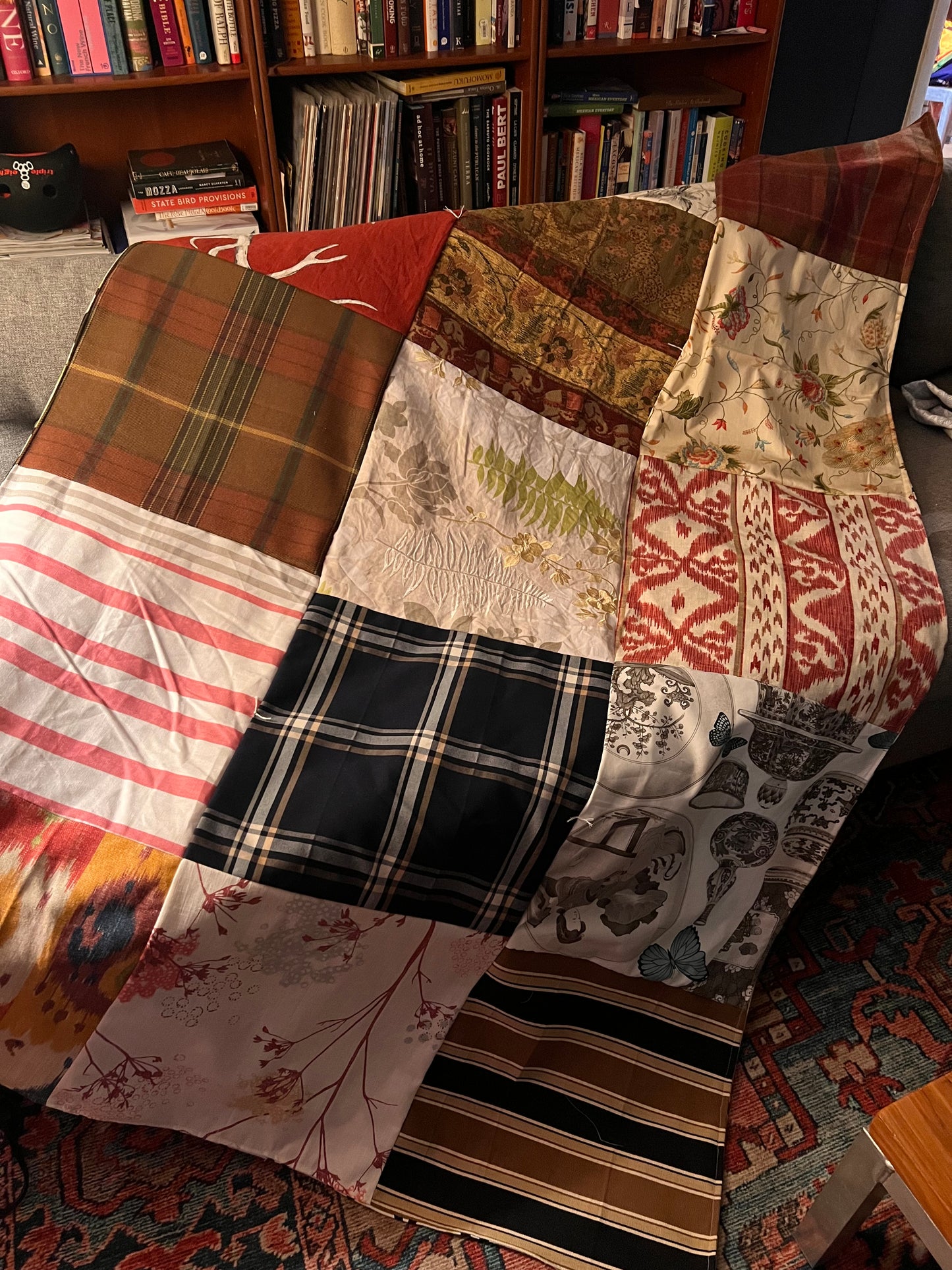 Upcycled Tie quilt