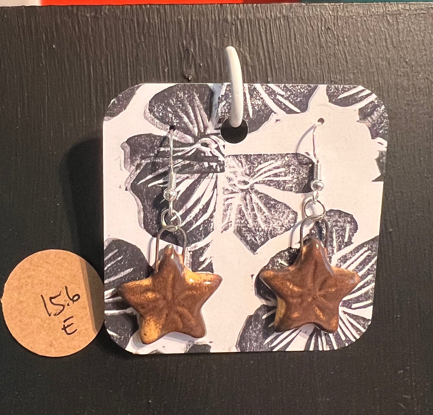 Handmade ceramic earrings