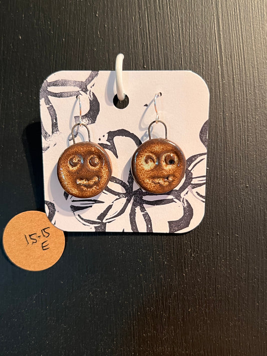 Handmade ceramic earrings