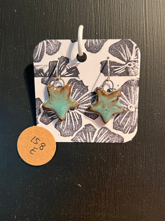 Handmade ceramic earrings