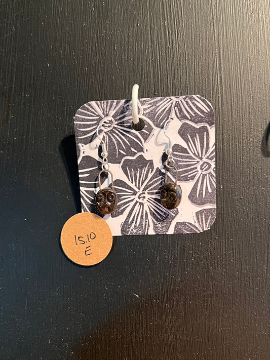 Handmade ceramic earrings