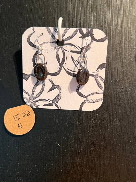 Handmade ceramic earrings