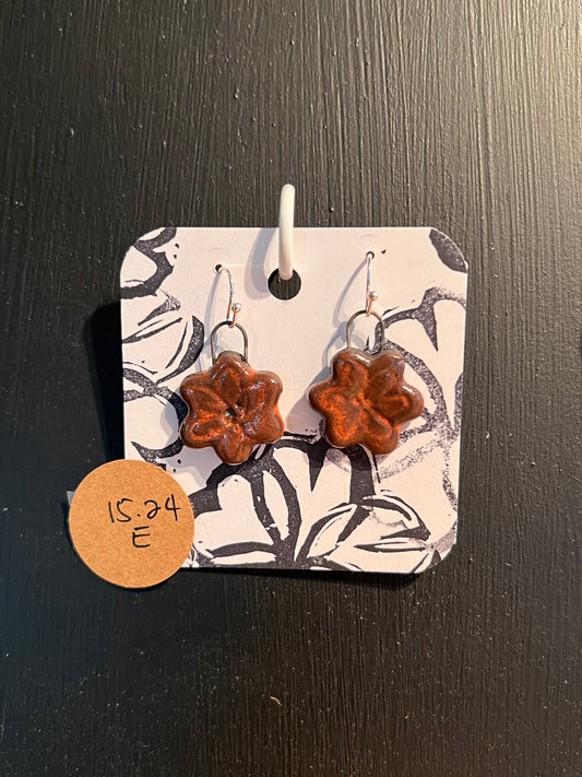 Handmade ceramic earrings