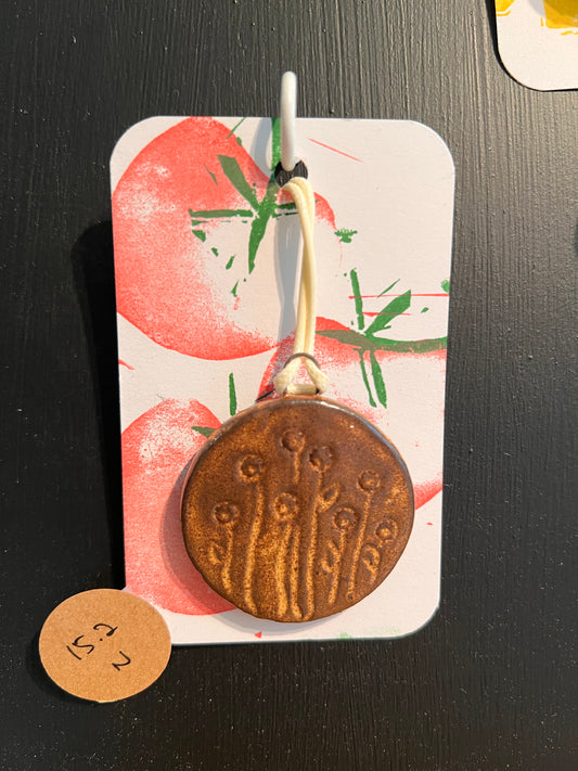 Handmade ceramic necklace