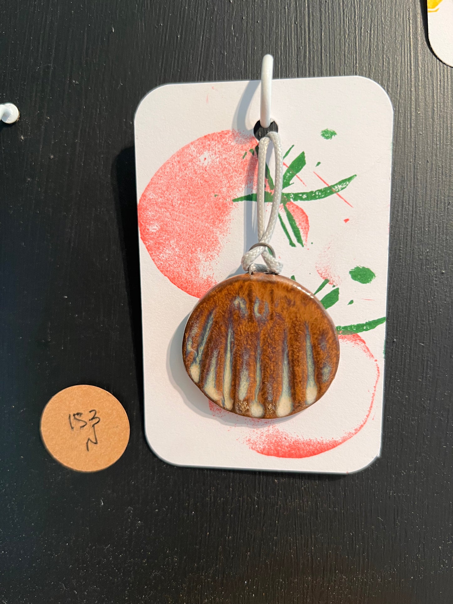 Handmade ceramic necklace